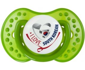 I Love South Korean : Sucette LOVI Dynamic personnalisée
