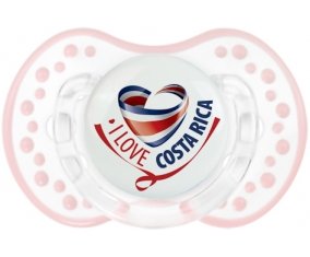 I Love Costa Rica Sucete LOVI Dynamic Retro-blanc-rose-tendre classique