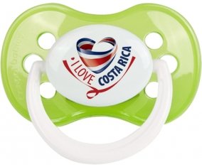 I Love Costa Rica Sucete Anatomique Vert classique