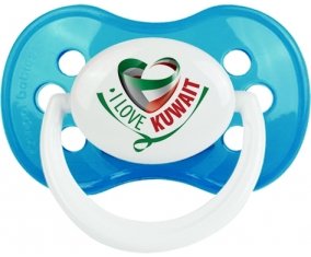 I Love Kuwait Tétine Anatomique Cyan classique