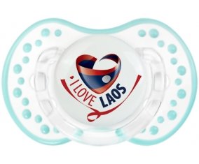 I Love Laos Sucette LOVI Dynamic Retro-blanc-lagon classique