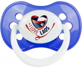 I Love Laos : Sucette Anatomique personnalisée