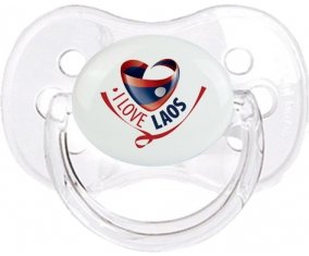 I Love Laos Tétine Cerise Transparent classique