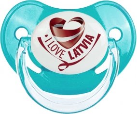 I Love Latvia : Tétine Physiologique personnalisée