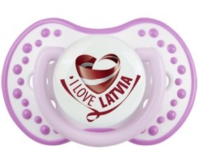 I Love Latvia Sucete LOVI Dynamic Blanc-mauve classique