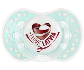 I Love Latvia Sucete LOVI Dynamic Retro-turquoise-lagon classique