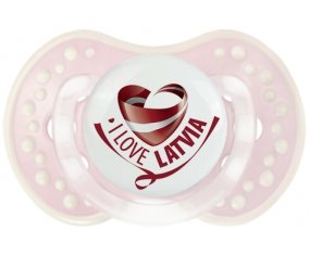 I Love Latvia Sucete LOVI Dynamic Retro-rose-tendre classique