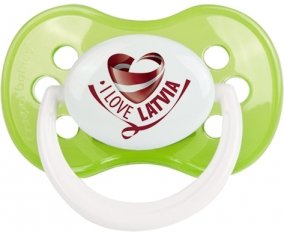 I Love Latvia Sucete Anatomique Vert classique