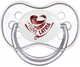 I Love Latvia Sucete Anatomique Transparente classique