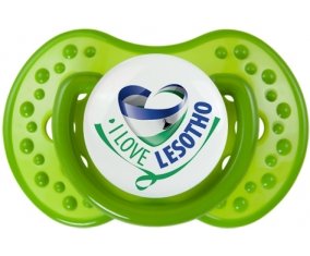 I Love Lesotho Tétine LOVI Dynamic Vert classique