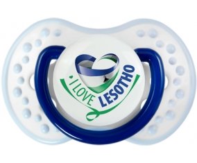 I Love Lesotho Tétine LOVI Dynamic Marine-blanc-bleu classique
