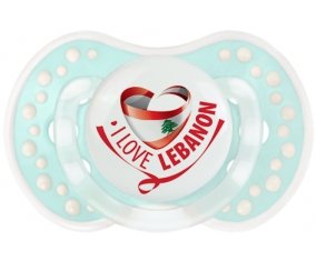 I Love Lebanon Sucette LOVI Dynamic Retro-turquoise-lagon classique