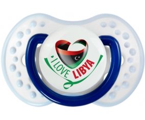 I Love Libya Sucette LOVI Dynamic Marine-blanc-bleu classique