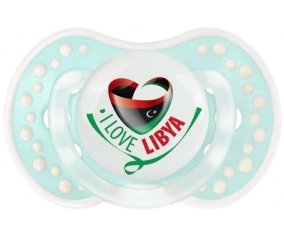 I Love Libya Sucette LOVI Dynamic Retro-turquoise-lagon classique
