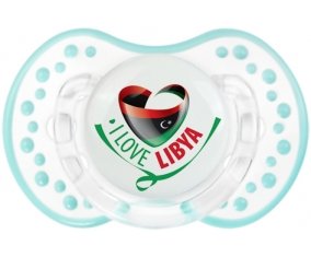 I Love Libya Sucette LOVI Dynamic Retro-blanc-lagon classique