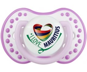 I Love Mauritus Sucete LOVI Dynamic Blanc-mauve classique