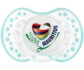 I Love Mauritus Sucete LOVI Dynamic Retro-blanc-lagon classique