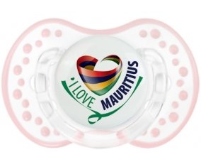 I Love Mauritus Sucete LOVI Dynamic Retro-blanc-rose-tendre classique