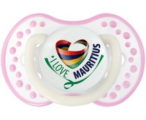 I Love Mauritus Sucete LOVI Dynamic Blanc-rose phosphorescente