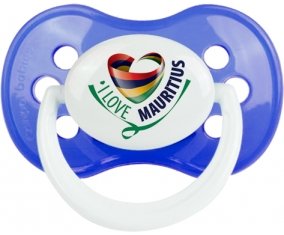 I Love Mauritus : Sucette Anatomique personnalisée