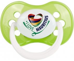 I Love Mauritus Sucete Anatomique Vert classique