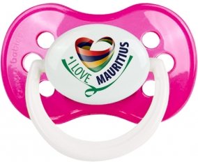 I Love Mauritus Sucete Anatomique Rose foncé classique