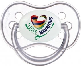 I Love Mauritus Sucete Anatomique Transparente classique