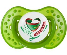 I Love Mauritania Tétine LOVI Dynamic Vert classique