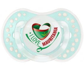 I Love Mauritania Tétine LOVI Dynamic Retro-turquoise-lagon classique
