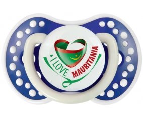 I Love Mauritania Tétine LOVI Dynamic Bleu-marine phosphorescente