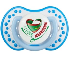 I Love Mauritania Tétine LOVI Dynamic Blanc-bleu phosphorescente