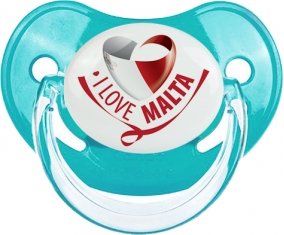 I Love Malta : Tétine Physiologique personnalisée