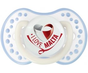 I Love Malta Sucete LOVI Dynamic Blanc-cyan classique