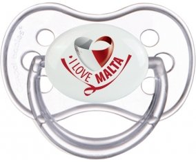 I Love Malta Sucete Anatomique Transparente classique