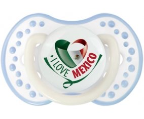 I Love Mexico Sucette LOVI Dynamic Blanc-cyan classique