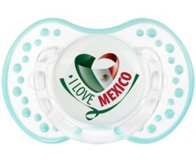 I Love Mexico Sucette LOVI Dynamic Retro-blanc-lagon classique