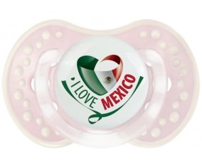 I Love Mexico Sucette LOVI Dynamic Retro-rose-tendre classique
