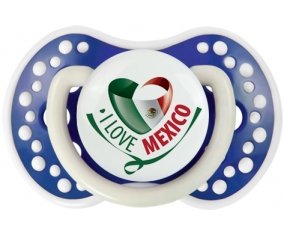 I Love Mexico Sucette LOVI Dynamic Bleu-marine phosphorescente