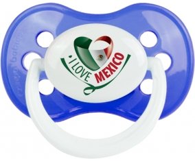 I Love Mexico Tétine Anatomique Bleu classique