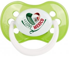 I Love Mexico Tétine Anatomique Vert classique