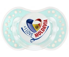 I Love Moldavia Sucette LOVI Dynamic Retro-turquoise-lagon classique