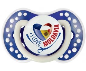 I Love Moldavia Sucette LOVI Dynamic Bleu-marine phosphorescente