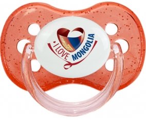 I Love Monolia Sucete Cerise Rouge à paillette