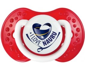 I Love Nauru Sucette LOVI Dynamic Blanc-rouge classique
