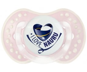 I Love Nauru Sucette LOVI Dynamic Retro-rose-tendre classique