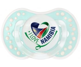 I Love Namibia Sucette LOVI Dynamic Retro-turquoise-lagon classique