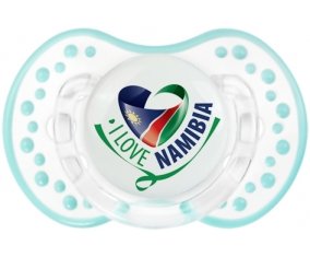 I Love Namibia Sucette LOVI Dynamic Retro-blanc-lagon classique