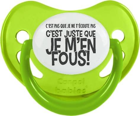 C'est pas que je t'écoute pas c'est juste que je m'en fous: Sucette