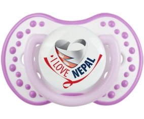 I Love Nepal Sucete LOVI Dynamic Blanc-mauve classique
