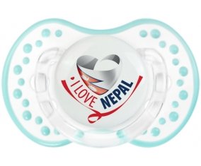 I Love Nepal Sucete LOVI Dynamic Retro-blanc-lagon classique